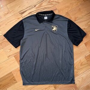 Nike | Mens nike Black Army knights Logo Varsity Performance Polo size XL